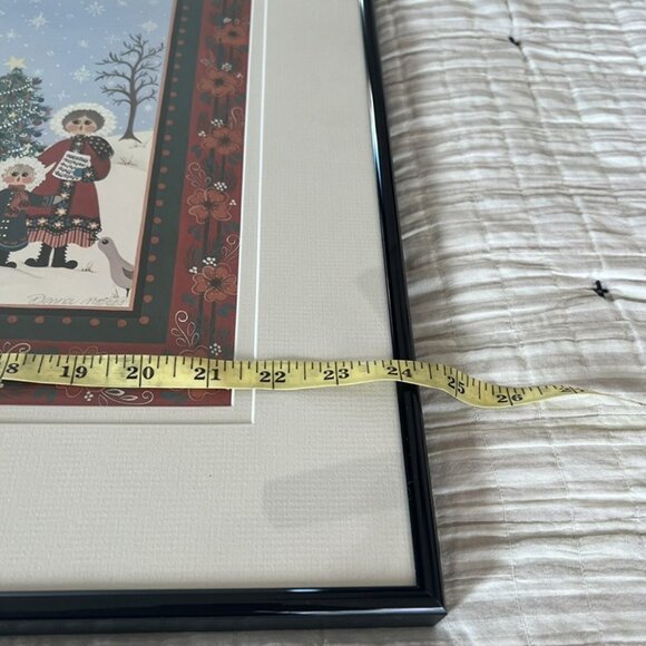 Donna Moses O Christmas Tree Limited Edition Framed Print 110/980 1986 Cottage - Picture 9 of 10